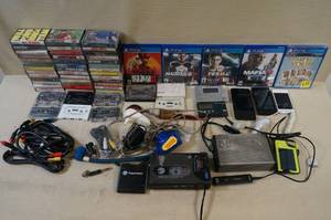 lot 118 image: Bin of Random Electronics and games