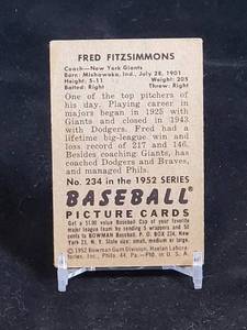 lot 9 image: 1952 Bowman Baseball Cards (9) Lot