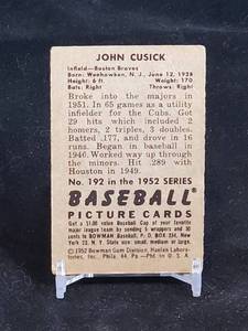 lot 12 image: 1952 Bowman Baseball Cards (11) Lot