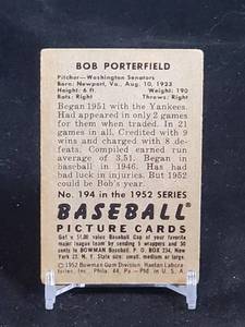 lot 14 image: 1952 Bowman Baseball Cards (10) Lot
