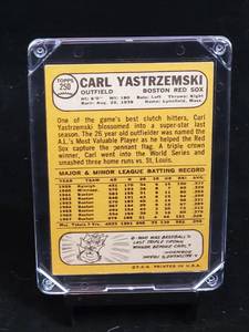 lot 23 image: 1968 Topps Carl Yastrzemski Baseball Card #250