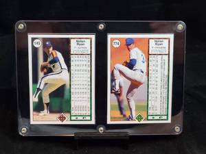 lot 131 image: 1989 Upper Deck baseball Nolan Ryan Cards (2) Lot