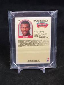 lot 97 image: 1989-90 Hoops Basketball David Robinson Rookie Cards (2) Lot