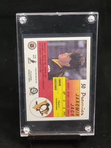 lot 130 image: 1991 O-Pee-Chee Hockey Jaromir Jagr Rookie Card # 50