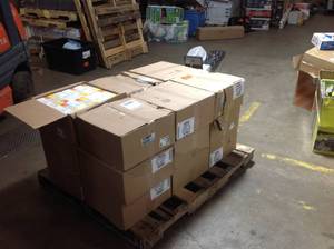 lot 13 image: Pallet of HDX trash bags not used approximately 18 cases