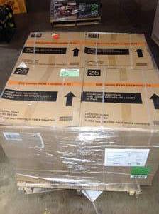 lot 39 image: PALLET OF 4 CASES of 1000 LUMEN LED ULITIY LIGHT 45 PACK per case