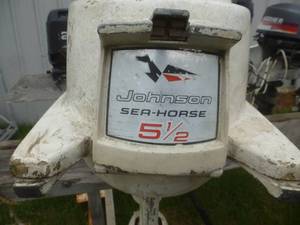 lot 49 image: Johnson 5 12 Outboard