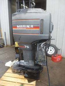 lot 52 image: Mariner 75 Hp Outboard
