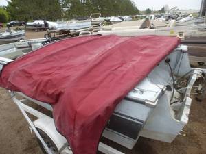 lot 108 image: Maroon Bimini Top