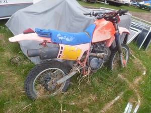 lot 117 image: 1983 Honda Dirt Bike Parts XR 500