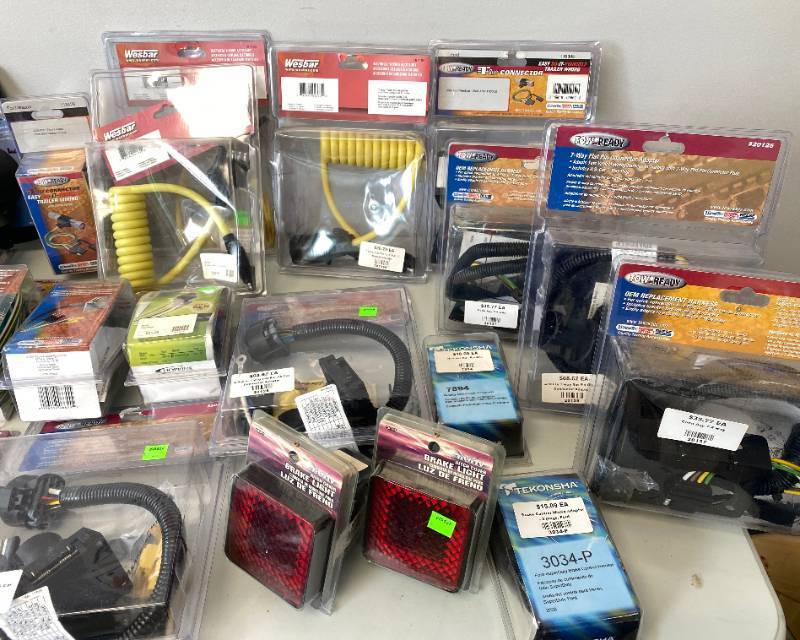 lot 39 image: Bulk Lot of Trailer Wiring Kits, Brake Wiring