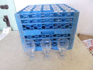 lot 35 image: Libby Goblet 12 Ounce Water Glasses