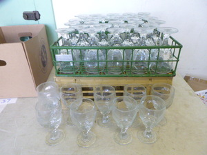 lot 37 image: Libby Goblet 12 Ounce Water Glasses