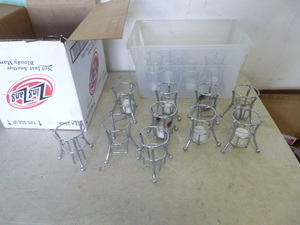 lot 55 image: 40 Stainless Butter Warmers