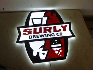 lot 78 image: Surley Brewing Co. Lighted Sign