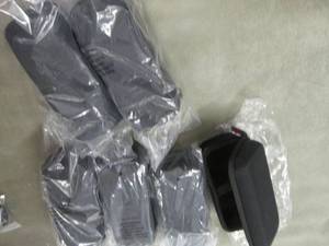 lot 25 image: 6 Khanka Hard Travel Cases for Blue...