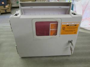 lot 27 image: 2 Medline Locking Sharps Container ...