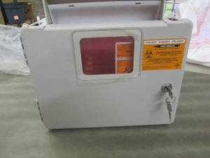 lot 28 image: 2 Medline Locking Sharps Container ...