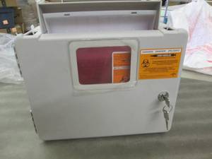 lot 29 image: 2 Medline Locking Sharps Container ...