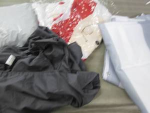 lot 46 image: 4 Kitchen Chair Covers for Christma...
