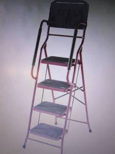 lot 90 image: 4-Step Safety Ladder open box Retai...