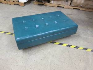 lot 93 image: Storage Coffee TableBench with rep...