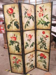 lot 101 image: Rose room Divider Screen open box R...