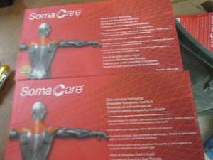 lot 115 image: 2- Soma Care Neck and Shoulder Pack...