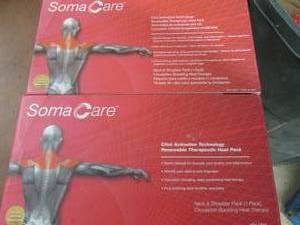 lot 116 image: 2- Soma Care Neck and Shoulder Pack...