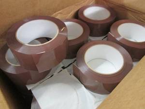 lot 150 image: Box of 36 Acrylic Dark Tan Tape  2 ...