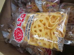 lot 166 image: Case of Puffed Wheat Snacks past da...