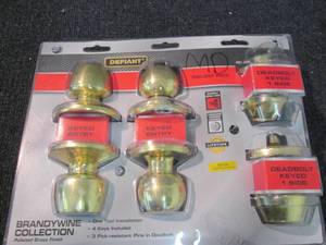 lot 177 image: Defiant Brandywine Polished Brass S...