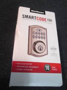 lot 190 image: Kwikset SmartCode 913 Satin Nickel ...