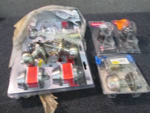 lot 191 image: Open box Deadbolts & Entry products...