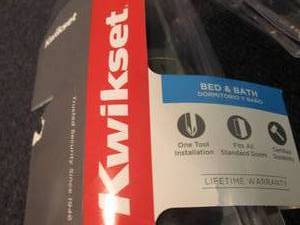 lot 192 image: 2 Kwikset Black Entry Products...