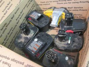 lot 226 image: Assorted Tool Batteries...