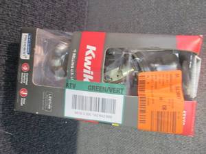 lot 244 image: Kwikset Juno Satin Nickel Entry Doo...