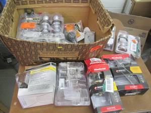 lot 246 image: Box of Assorted Open Box Entry prod...