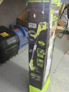 lot 269 image: Ryobi ONE 18-Volt Lithium-Ion Cord...