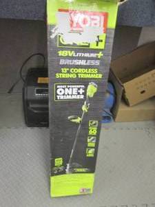 lot 274 image: Ryobi ONE 18-Volt Lithium-Ion Brus...