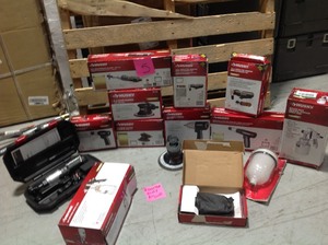 lot 5 image: Assorted lot of used Husky Air Tools