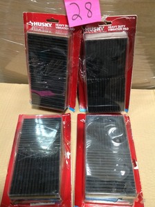 lot 28 image: Lot of 4 New Husky  Heavy-Duty Vibration Pad for Air Compressors