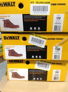 lot 49 image: Lot of 3 Dewalt Canton PT Boots size 12 not used