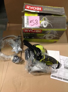 lot 58 image: Ryobi 4 in. Tile Saw in like new condition