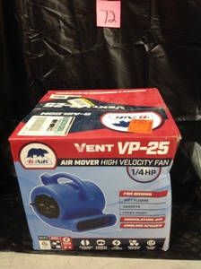lot 72 image: B-AIR  VENT VP-25 COMPACT not used