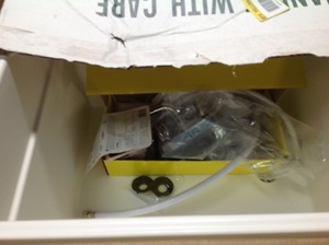 lot 89 image: MUSTEE Utilatub Combo 24 in. x 18 in. Polypropylene Floor Mounted Laundry Tub Not used