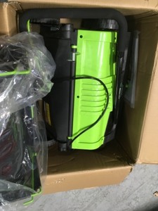 lot 102 image: Earthwise 16 in. 13 Amp Corded Electric Dethatcher used
