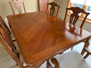 Dining Room Table with Six Chairs