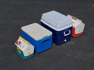 Sports Coolers (4) Lot