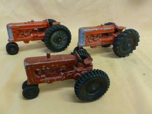 lot 180 image: Vintage Die Cast Metal Tractors